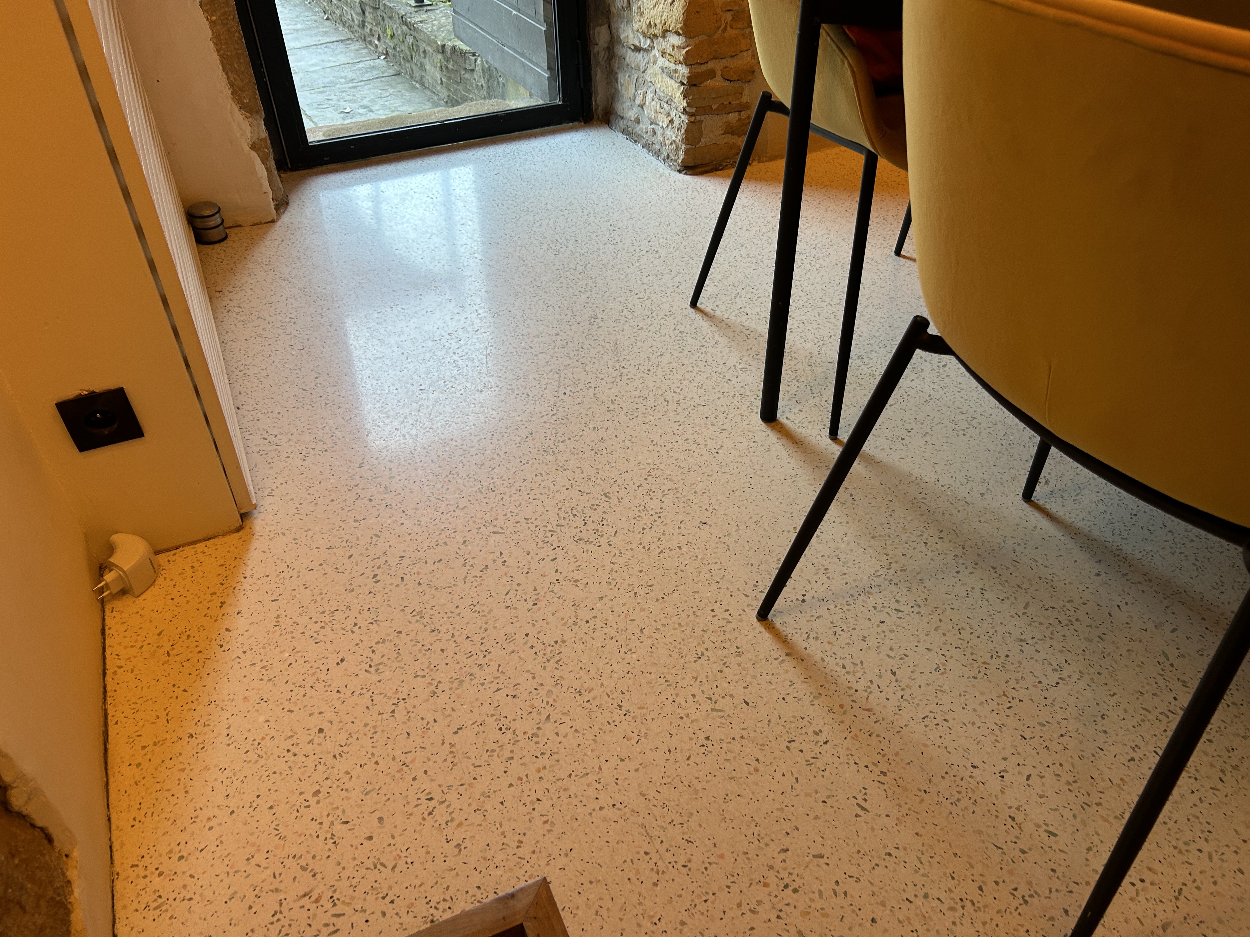 Terrazzo coloré sur mesure